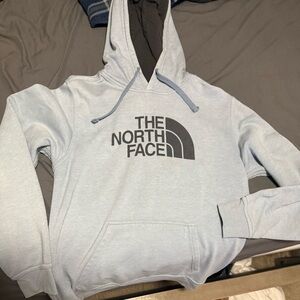 Light blue Northface hoodie